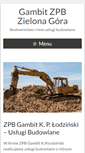 Mobile Screenshot of budownictwo.zgora.pl
