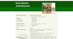 Desktop Screenshot of adwokat.zgora.eu