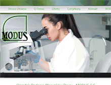 Tablet Screenshot of modus.zgora.pl