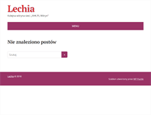 Tablet Screenshot of lechia.zgora.pl