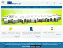 Tablet Screenshot of erasmus.uz.zgora.pl