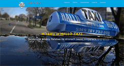 Desktop Screenshot of hallo-taxi.zgora.pl