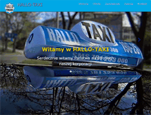 Tablet Screenshot of hallo-taxi.zgora.pl