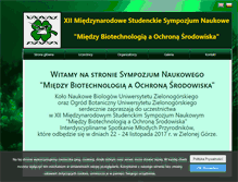 Tablet Screenshot of bioconference.wnb.uz.zgora.pl