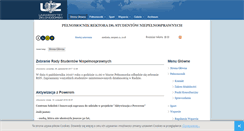 Desktop Screenshot of niepelnosprawni.uz.zgora.pl