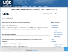 Tablet Screenshot of niepelnosprawni.uz.zgora.pl