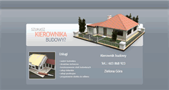 Desktop Screenshot of kierownik-budowy.zgora.pl