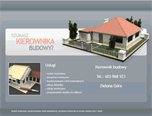 Tablet Screenshot of kierownik-budowy.zgora.pl