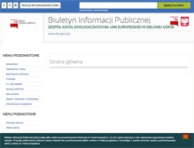 Tablet Screenshot of bip.ek.zgora.pl