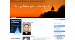 Desktop Screenshot of diecezja.zgora.pl