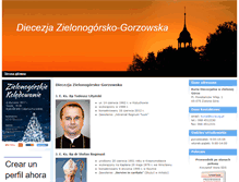 Tablet Screenshot of diecezja.zgora.pl