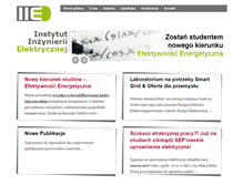 Tablet Screenshot of iee.uz.zgora.pl