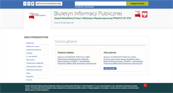 Desktop Screenshot of bip.promyk.zgora.pl