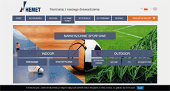Desktop Screenshot of hemet.zgora.pl