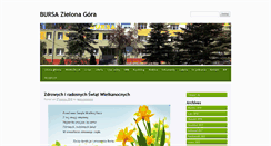 Desktop Screenshot of bursa.zgora.pl