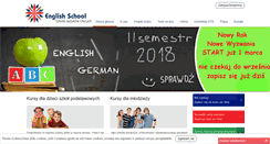 Desktop Screenshot of englishschool.zgora.pl
