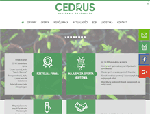 Tablet Screenshot of cedrus.zgora.pl