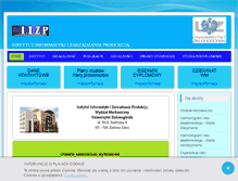 Tablet Screenshot of iizp.uz.zgora.pl